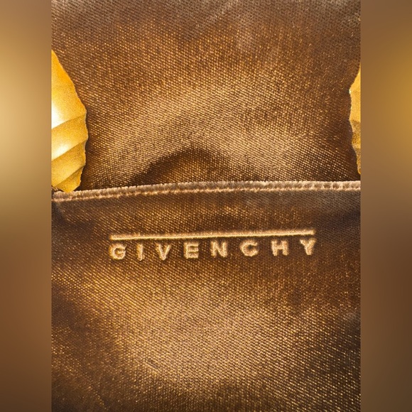 Rare Vintage Givenchy logo clasp brown handbag - Picture 6 of 12
